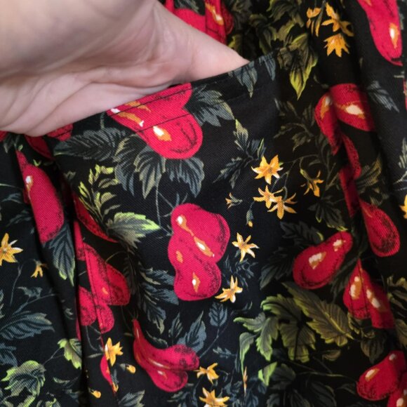 EUV Vintage Chef's Wear Chef's Pants Tomato Design - Picture 4 of 7